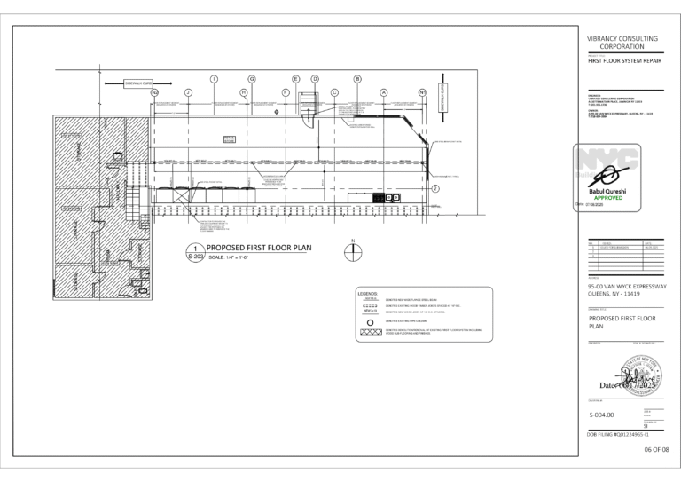 Retail Store Floor Replacement Engineering PE Service