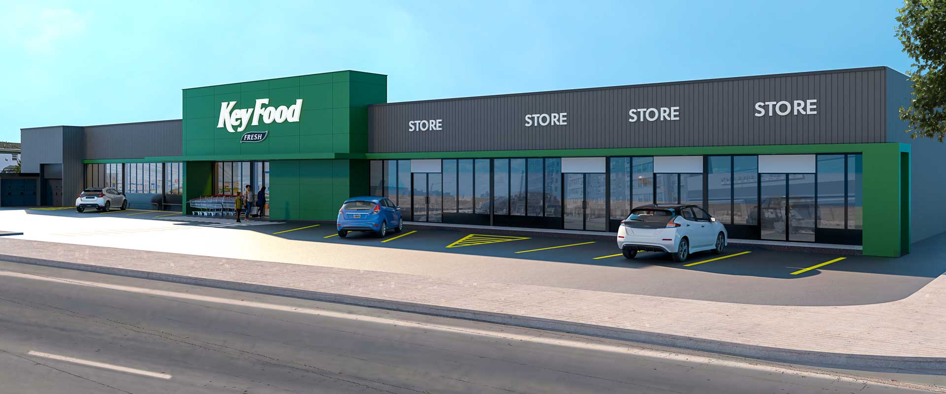 Supermarket Signage Structure by Shop Drawing Studio